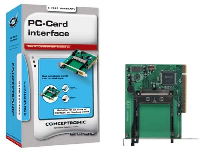 Conceptronic CIPCARD, 1x PCMCIA, PCI