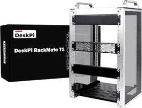 GeeekPi GeeekPi/DeskPi RackMate T1, 10" Netzwerkschrank 8HE, silber, 200mm tief
