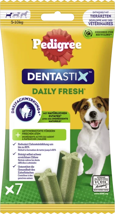 Pedigree Dentastix, Daily Fresh kleine Hunde, 7 Stück