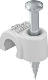OBO Bettermann ISO-Nagel-Clip Typ 2009 25 LGR, lichtgrau