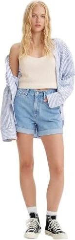 Levi's 80s Mom Shorts Jeans back to blue (Damen)