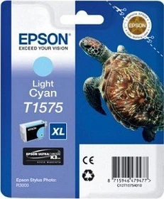 Epson Tinte T1575 cyan hell