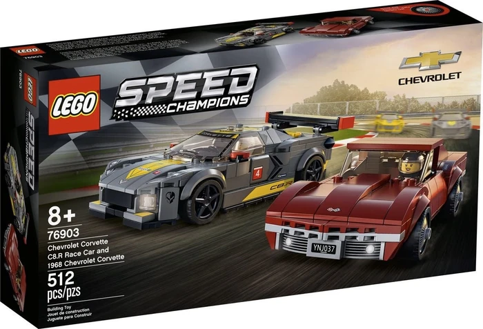 LEGO Speed Champions - Chevrolet Corvette C8.R & 1968 Chevrolet Corvette