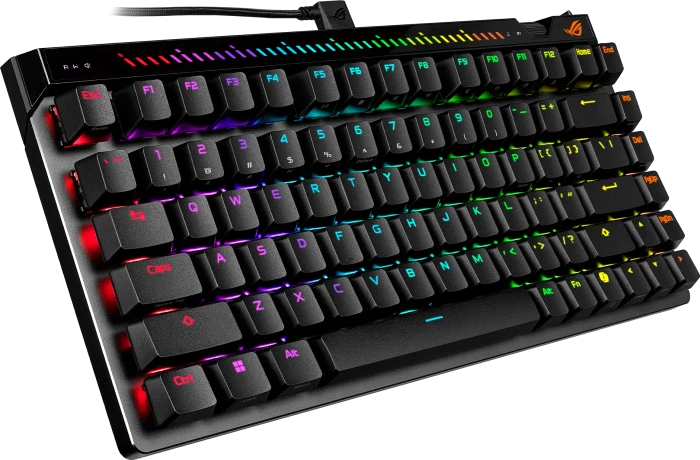 ASUS ROG Falchion Ace 75 HE, schwarz, ROG HFX V2 Magnetic, USB, DE