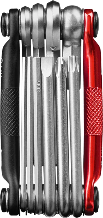 CrankBrothers M10 Falt Miniwerkzeug schwarz/rot