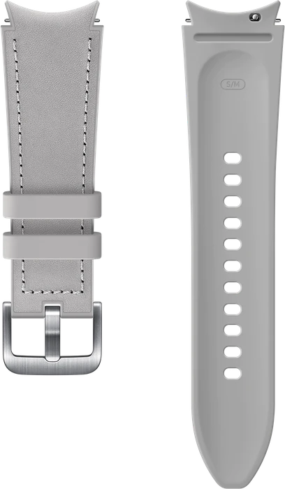 Samsung Hybrid Leather Band 20mm S/M silber