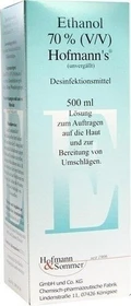 Hofmann & Sommer Ethanol 70% (v/v) Hofmanns Handdesinfektionsmittel, 500ml