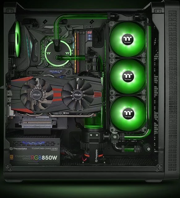 Thermaltake Pure A12 Radiator Fan grün, 120mm