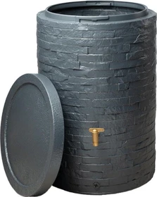4rain Arondo Regenwassertank 250l graphite grey