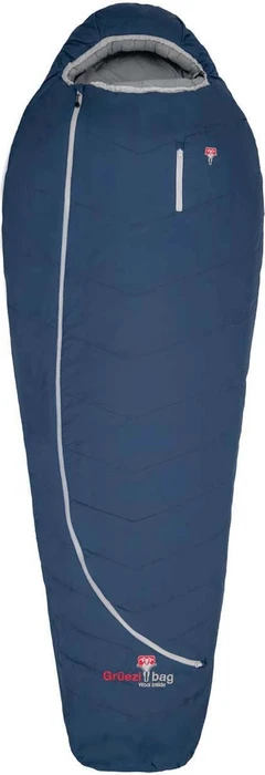 Grüezi bag Biopod Wolle Zero Mumienschlafsack night blue
