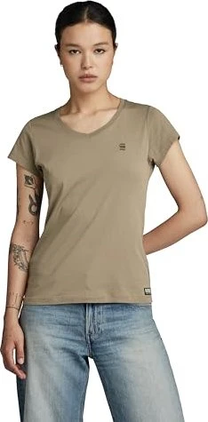 G-Star Eyben Slim V-Neck 2.0 T-Shirt kurzarm shamrock (Damen)