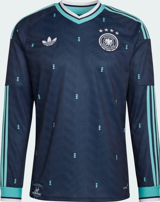 adidas FIFA WM 2026 Deutschland Auswärtstrikot langarm collegiate navy (Herren)