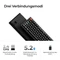 Keychron V6 Ultra 8K Wireless, schwarz, LEDs RGB, hot-swap, Keychron Silk POM RED, USB/Bluetooth, DE Vorschaubild