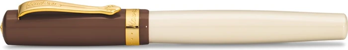 Kaweco Student 20's Jazz creme/braun, rechte Hand, breit