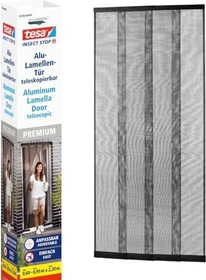 tesa Insect Stop ALU teleskopierbare Lamellentür-Fliegengitter 60-95x220cm anthrazit
