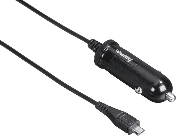 Hama Micro-USB Kfz-Ladekabel schwarz