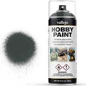 Vallejo Hobby Paint Spray Fantasy Color Primer dark green, 400ml
