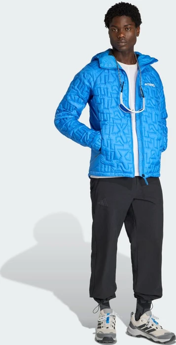 adidas Terrex Xperior PrimaLoft Loose Fill Hooded Isolation Funktionsjacke ray blue (Herren)