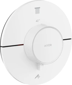 Hansgrohe Axor ShowerSelect ID rund Thermostat für 2 Verbraucher mattweiß
