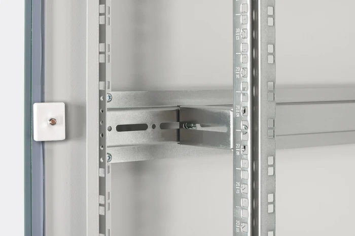 Digitus Professional Unique Light Serie 19" Netzwerkschrank 42HE, Glastür, IP20, RAL 7035, 1000mm tief