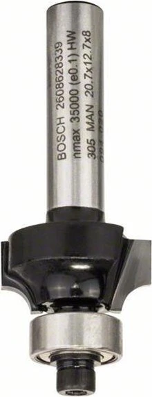 Bosch Professional Standard for Wood Abrundfräser, (R1)4x10.5x53mm, 1 Stück