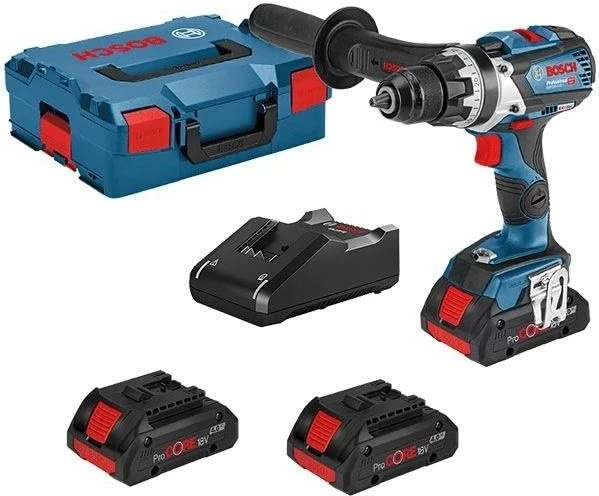 Bosch Professional GSR 18V-110 C Akku-Bohrschrauber inkl. L-Boxx + 3 Akkus 5.0Ah