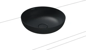 Kaldewei Miena 3181 Waschtisch-Schale rund Ø38cm, Perl-Effekt, warm grey 85