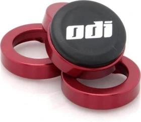 ODI V1 Lock Jaw Dual Clamp Grip Lock Rings rot