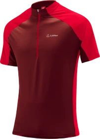 Löffler HZ Alpha 3.0 Trikot kurzarm maroon (Herren)