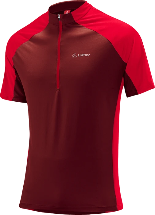 Löffler HZ Alpha 3.0 Trikot kurzarm maroon (Herren)