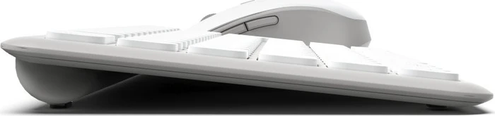 Hama WKM-500 Multi-Device-Tastatur-Maus-Set, klein, weiß, USB/Bluetooth, DE