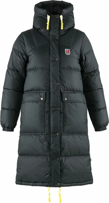 Fjällräven Expedition Long Down Funktionsmantel schwarz (Damen)