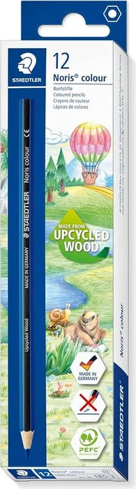 Staedtler Noris colour 185 Buntstift blau, 12er-Pack