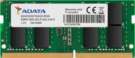 ADATA Premier SO-DIMM 8GB, DDR4-3200, CL22, tray