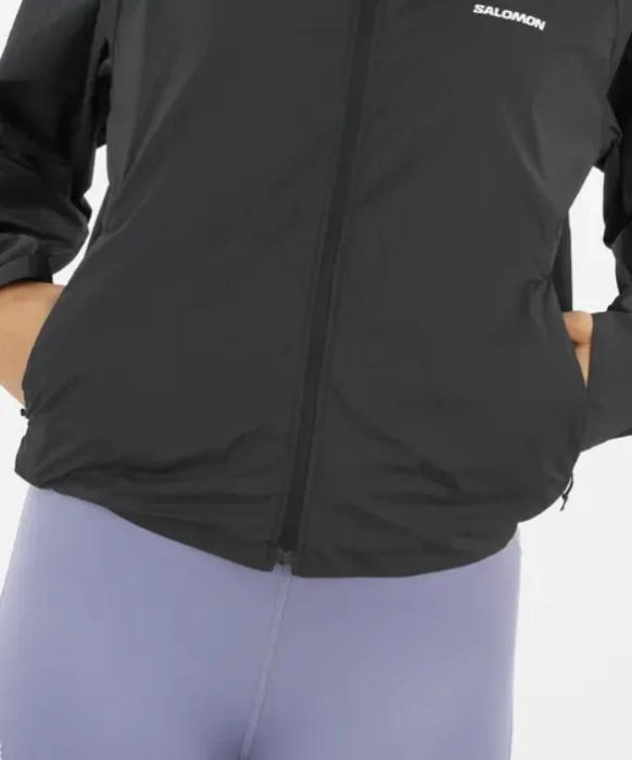 Salomon SHAKEout Fly Laufjacke deep black (Damen)