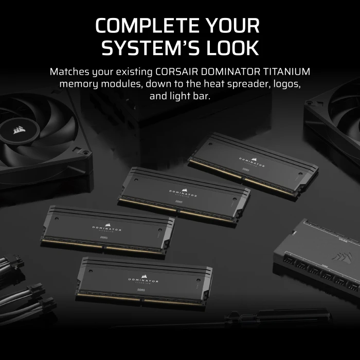 Corsair Dominator Titanium DDR5 Light Enhancement Kit, schwarz