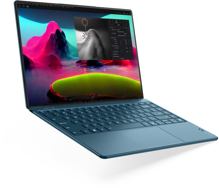 Lenovo Yoga Slim 9 14ILL10, Tidal Teal, Core Ultra 7 258V, 32GB RAM, 1TB SSD, DE