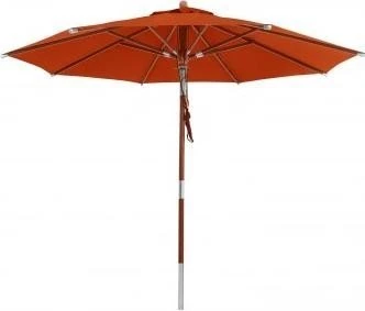 anndora Mittelmastschirm mit Knicker 300cm terracotta