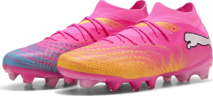 Puma Future 9 Match Fusion FG/AG poison pink/sun stream/bright aqua/puma white (Damen)