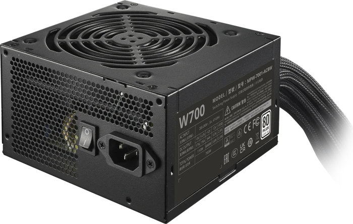 Cooler Master Elite NEX W700 230V Black Mesh Cable 700W, ATX 2.41