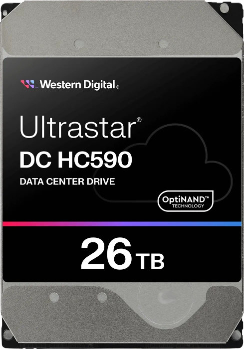 Western Digital Ultrastar DC HC590 26TB, SE, 24/7, 512e / 3.5" / SAS 12Gb/s