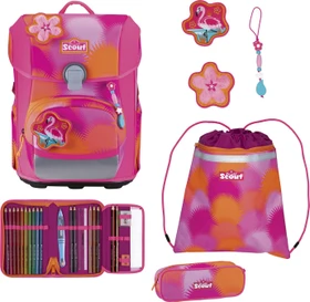 Scout Neo DIN Florida Sunset Schultaschen-Set, 4-tlg.