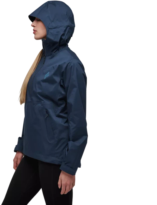 Black Diamond StormLine Stretch Rain Shell Anorak indigo (Damen)