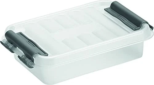 Sunware Q-Line Aufbewahrungsbox, 0.2l, transparent/grau