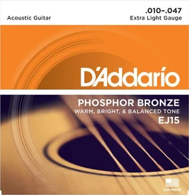 D'Addario Phosphor Bronze Extra Light 3-Pack