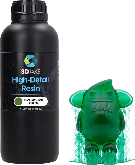 3DJake 8K High-Detail Resin Transparent Grün, 1.00kg