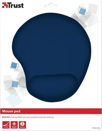 Trust Bigfoot Gel Mouse Pad blau