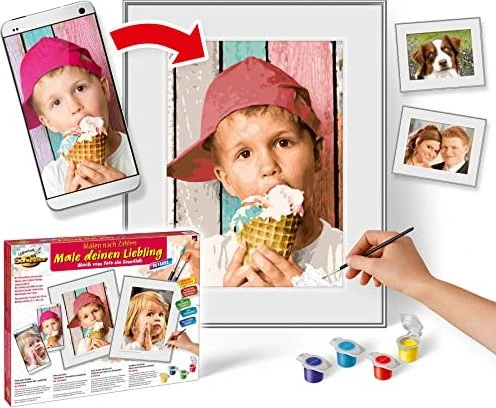 Schipper Arts & Crafts Malen nach Zahlen Male deinen Liebling in Farbe