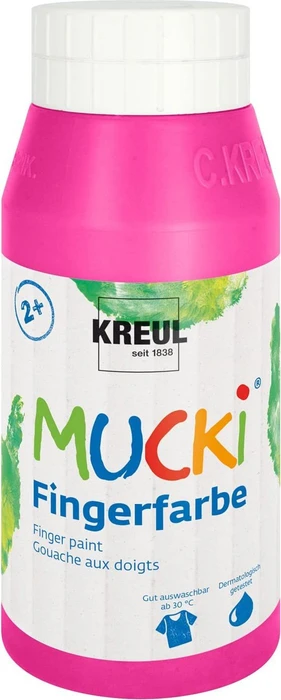 Kreul Mucki Fingerfarbe, pink, 750ml