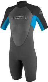 O'Neill Reactor Spring Shorty kurzarm 2/2/2mm grau/schwarz/blau (Junior)